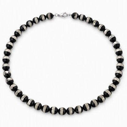 Collar Onyx Negro Facetado | Piedra Natural