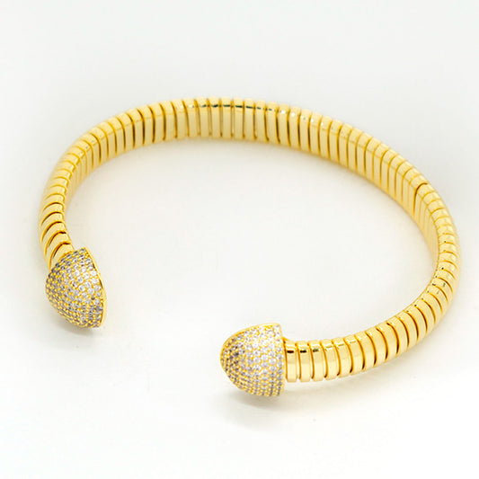 Pulsera Hilos de Sol dorada