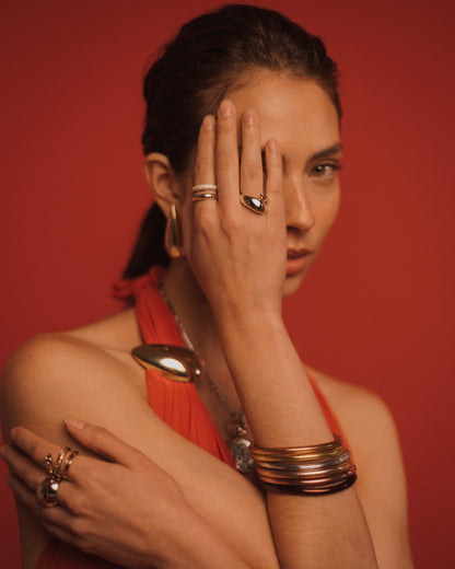 Anillo Eclipse Dorado