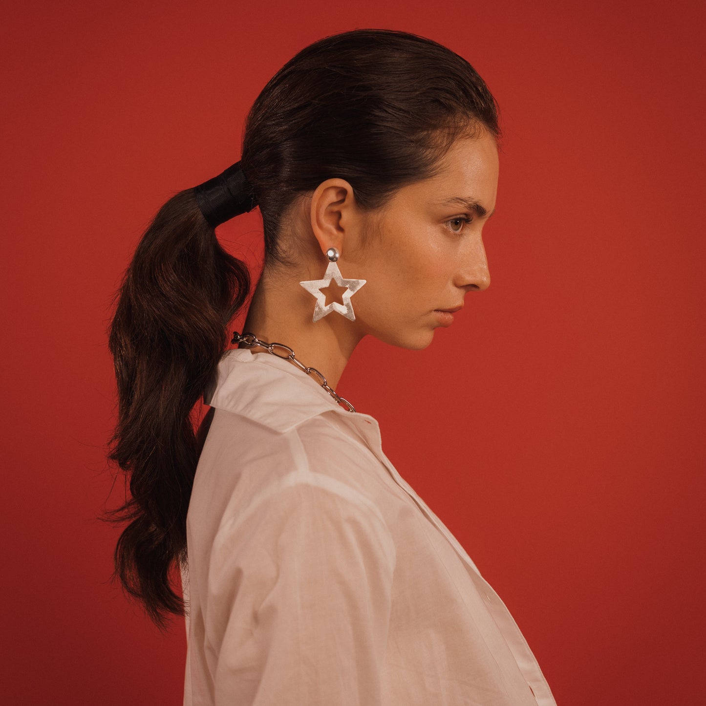 Aretes Plateados Zyra