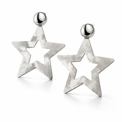 Aretes Plateados Zyra