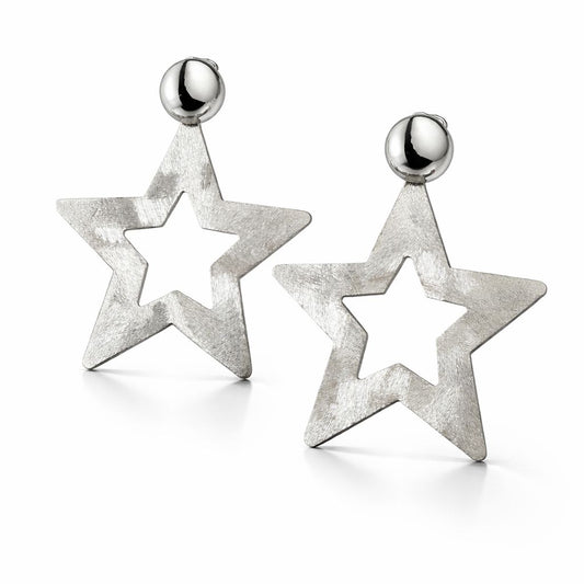 Aretes Plateados Zyra