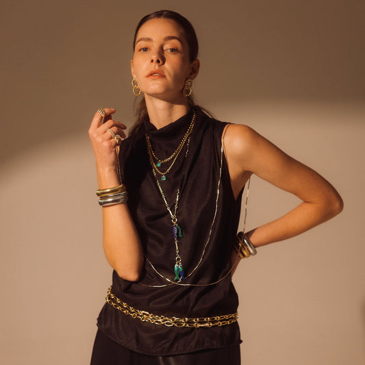 Cadena Cintila Dorada