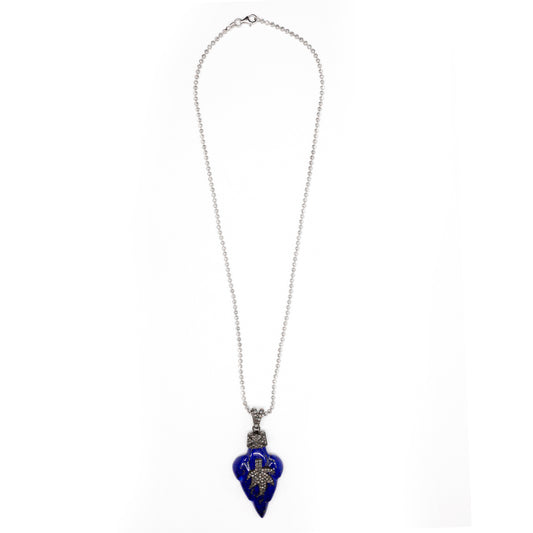Cadena Hoja Lapislazuli