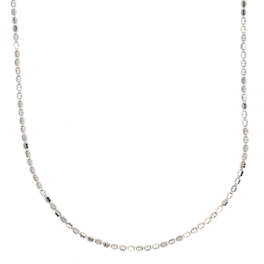 Cadena plateada minidots