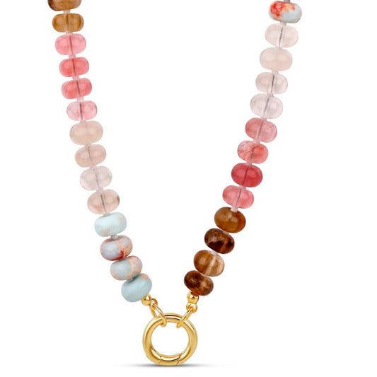 Collar Ocean Stone beaded Push
