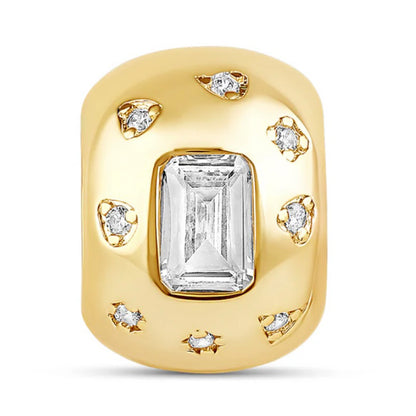 Dije Center Stone Spacer Charm